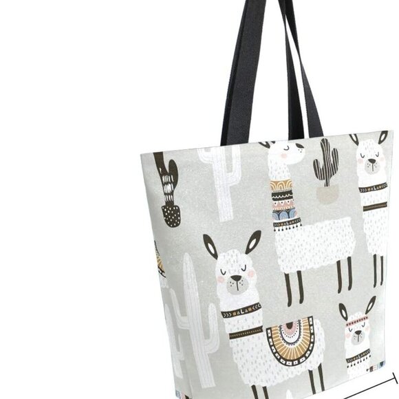 Tote Bag Kitchen Reusable Grocery Bags Canvas Shopping Bag for Mom's Gift Outdoo - Picture 7 of 7